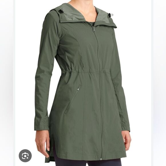 Athleta Jackets & Blazers - Woman’s Athleta Overcloud wind breaker rain green jacket